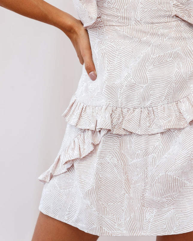 Blush Tie-Back Pinafore Dress