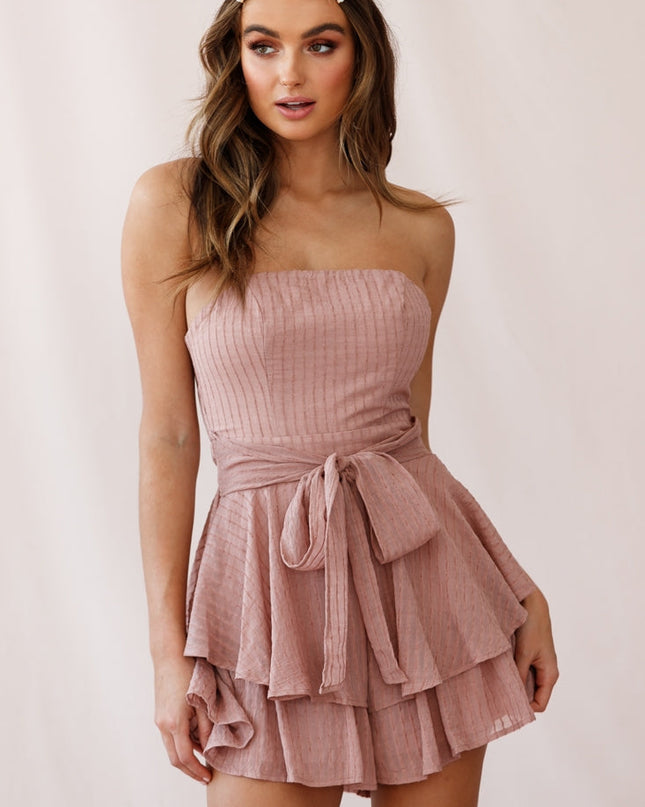 Rose & Flare Bandeau Romper