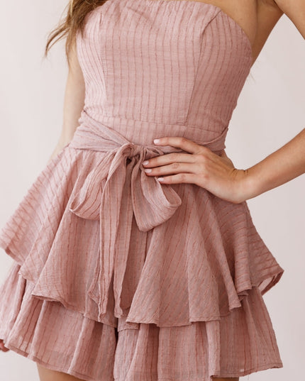 Rose & Flare Bandeau Romper
