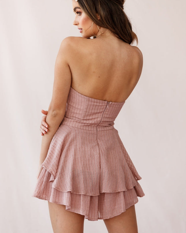 Rose & Flare Bandeau Romper