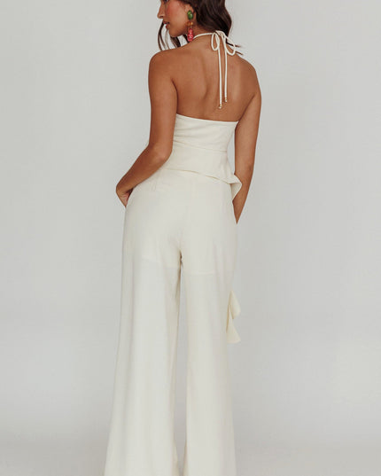 Bone Wide Leg Pants
