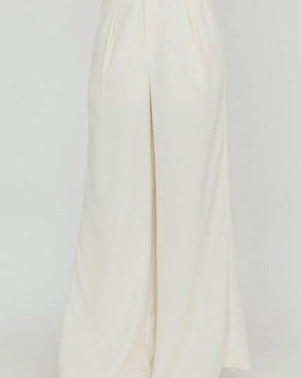 Bone Wide Leg Pants