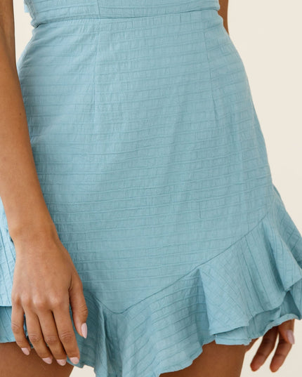 Sage Double Bow Party Dress