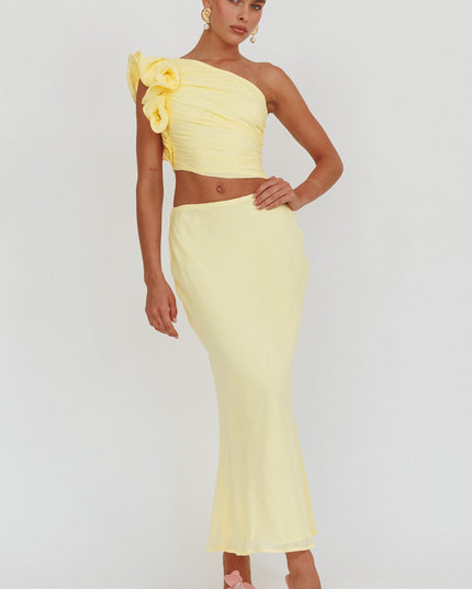 Lemon Deanna Maxi Skirt