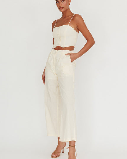 Oat Wide Leg Pant