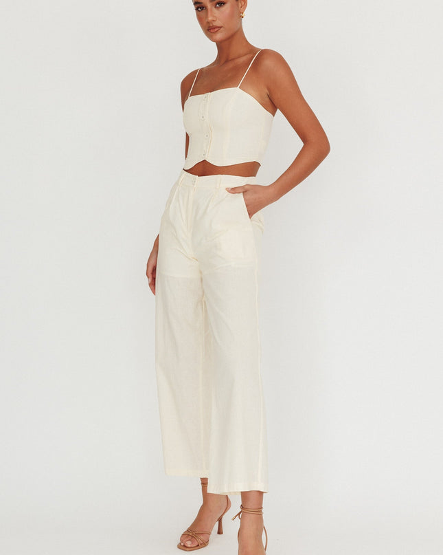 Oat Wide Leg Pant