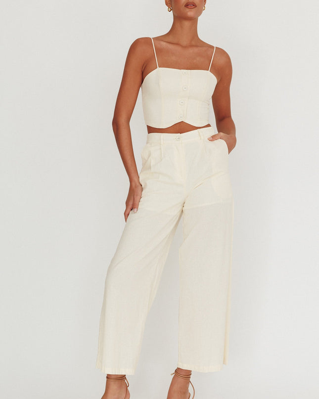 Oat Wide Leg Pant