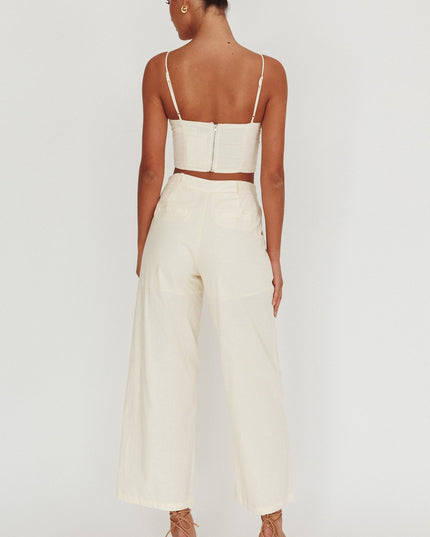 Oat Wide Leg Pant