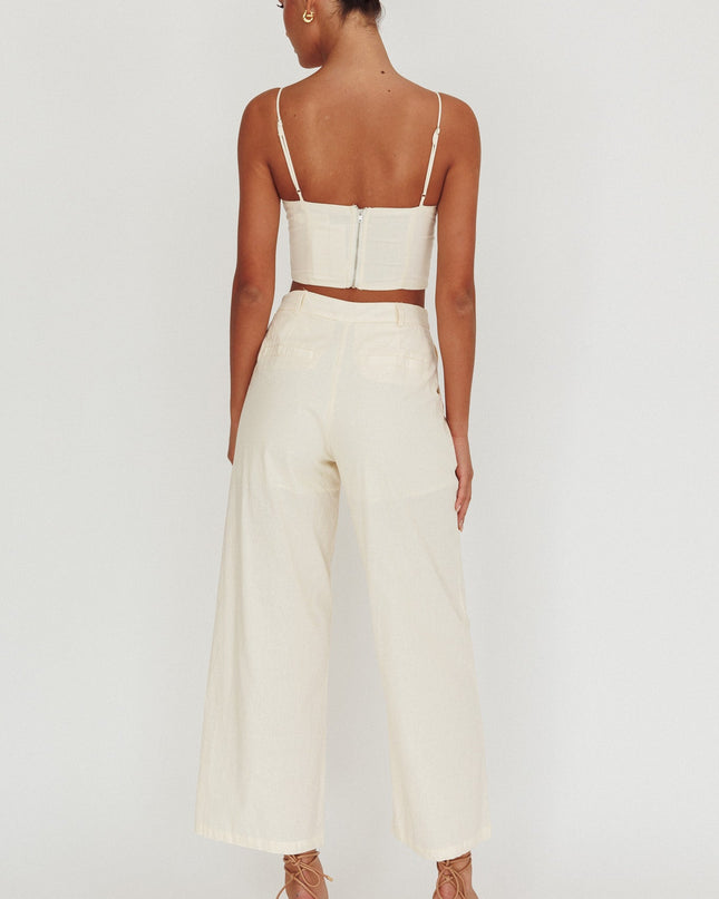 Oat Wide Leg Pant