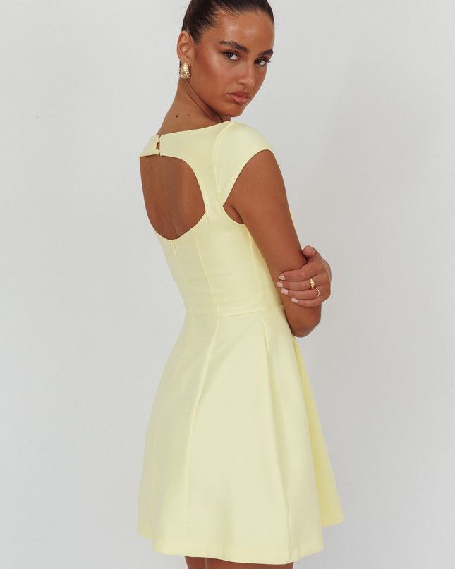 Butter Cap Sleeve Mini Dress