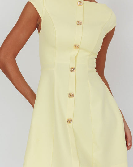 Butter Cap Sleeve Mini Dress