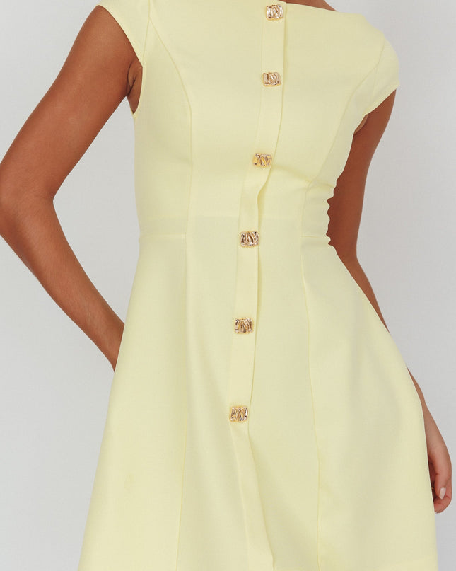 Butter Cap Sleeve Mini Dress