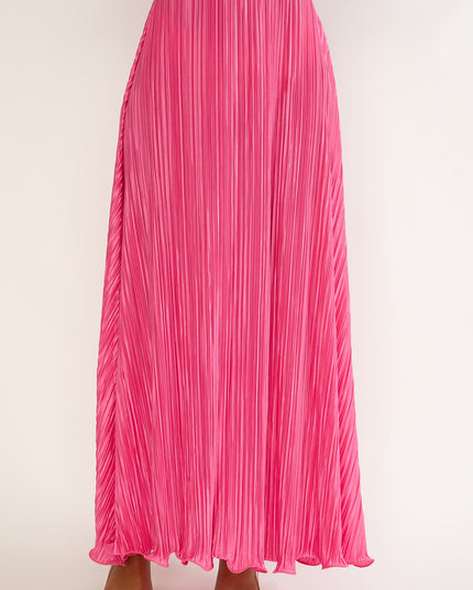 Hot Pink Edge Maxi Skirt