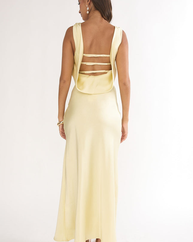 Butter Luxe Triple Strap Back Maxi Dress