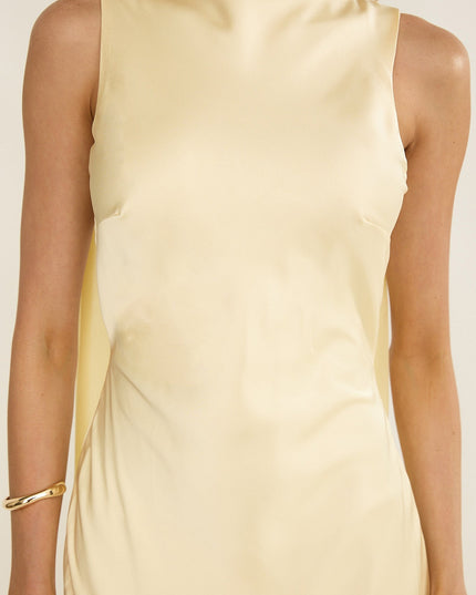 Butter Shoulder Sash Maxi Dress
