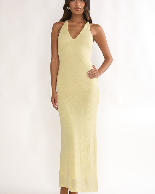Butter Knit Sequin Maxi Dress