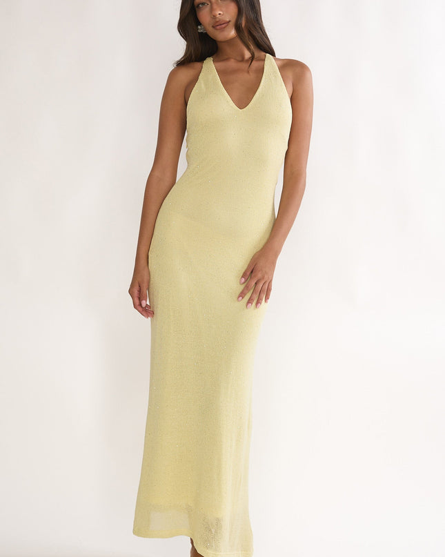 Butter Knit Sequin Maxi Dress
