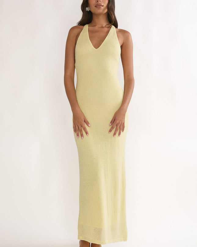 Butter Knit Sequin Maxi Dress