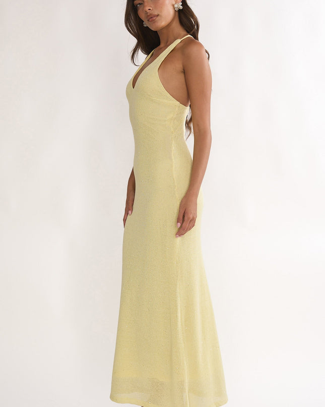 Butter Knit Sequin Maxi Dress