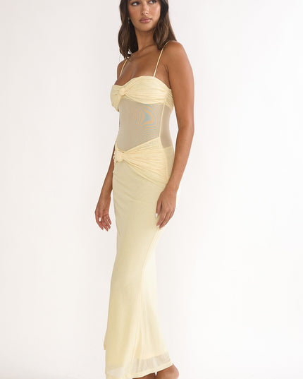 Butter Knot Accent Maxi Dress