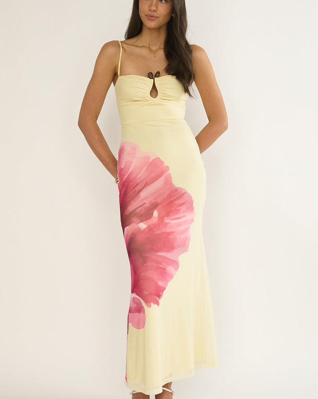 Butter Wire Bust Maxi Dress Floral