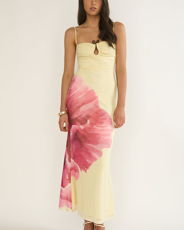 Butter Wire Bust Maxi Dress Floral