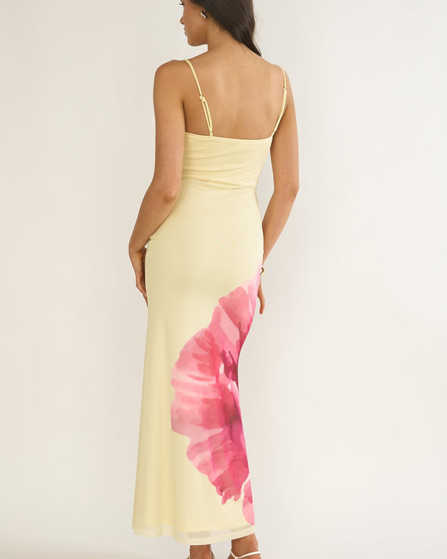 Butter Wire Bust Maxi Dress Floral