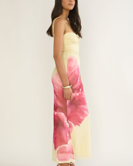 Butter Wire Bust Maxi Dress Floral