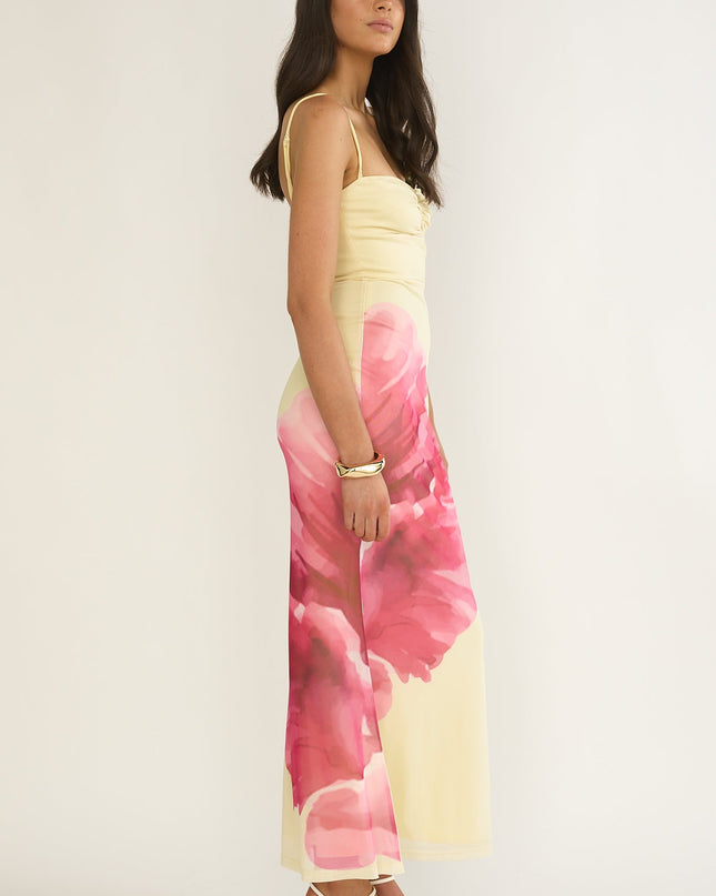 Butter Wire Bust Maxi Dress Floral