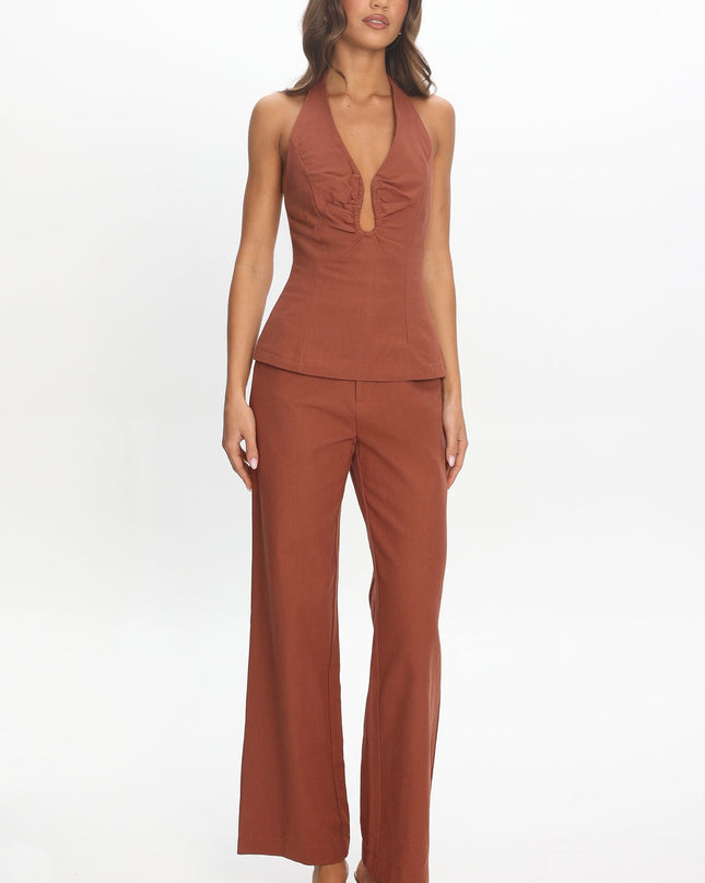 Chocolate Wide Leg Pants