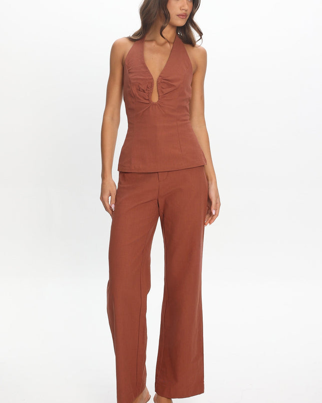 Chocolate Wide Leg Pants