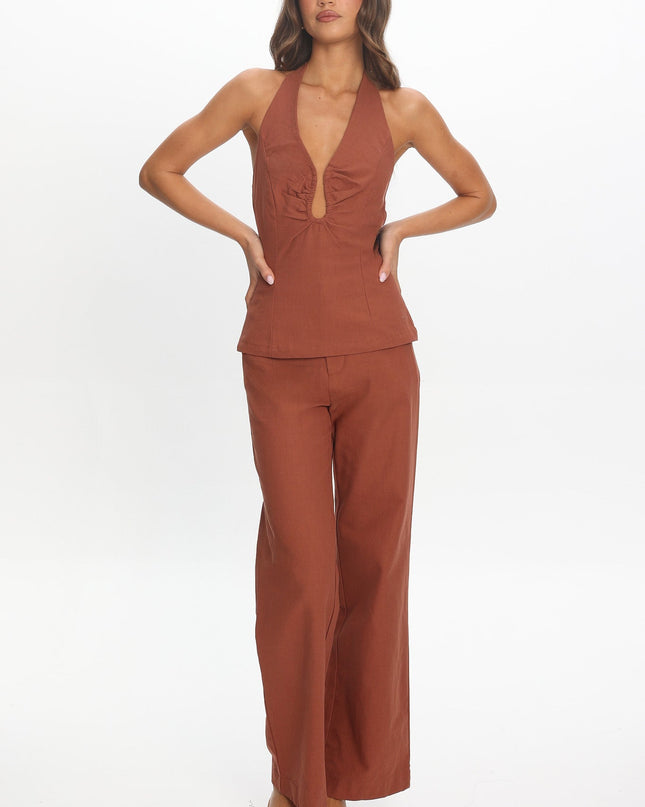 Chocolate Wide Leg Pants