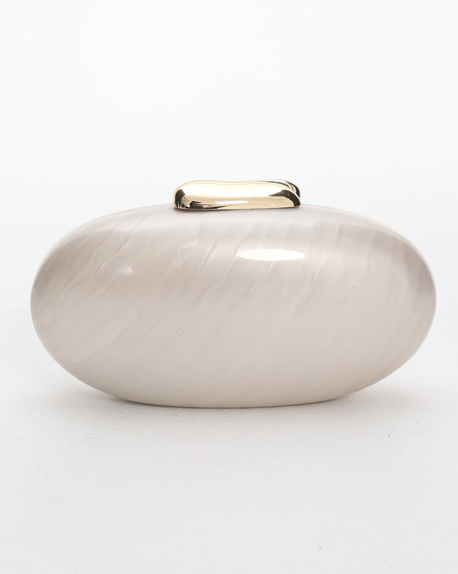 Pearl Nialah Oval Clutch