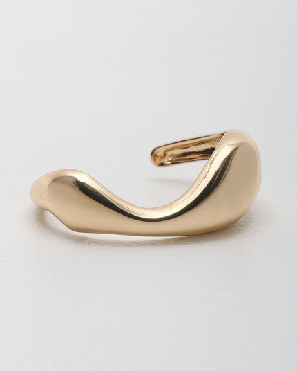 Gold Irregular Cuff Bangle