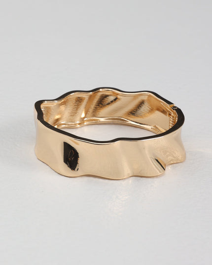 Gold Light Irregular Bangle