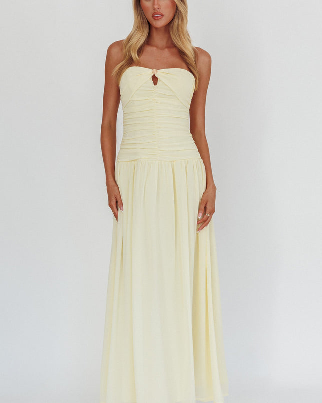 Butter High Streets Strapless Maxi Dress