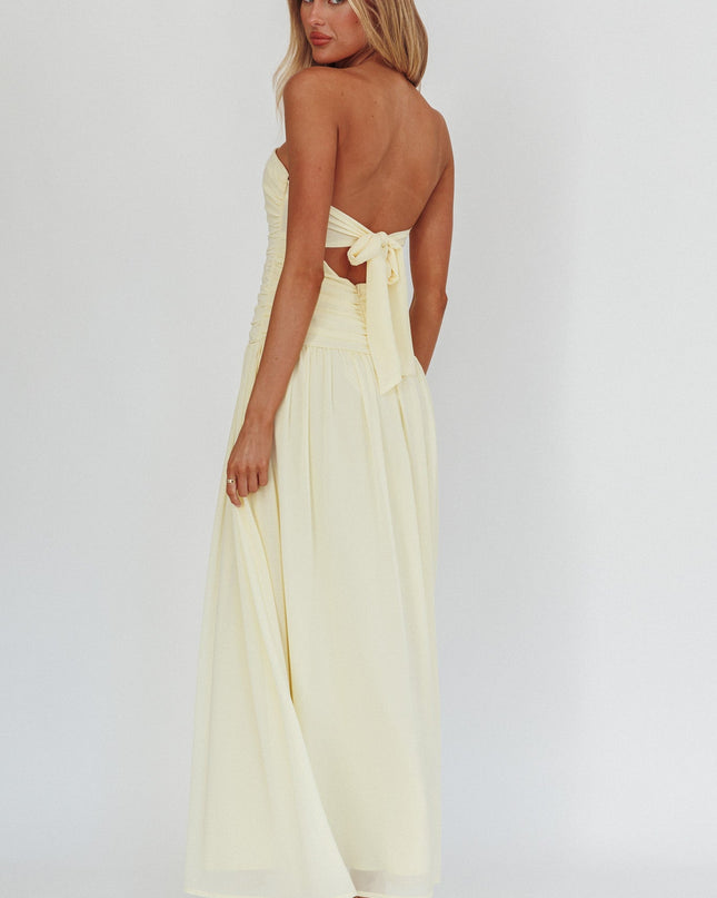 Butter High Streets Strapless Maxi Dress