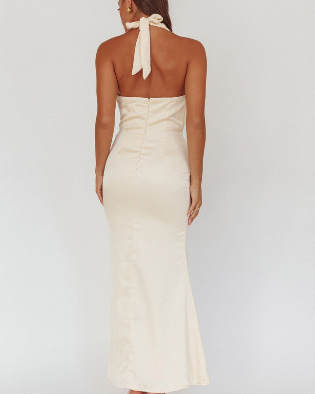 Butter Cowl Neck Maxi Dress