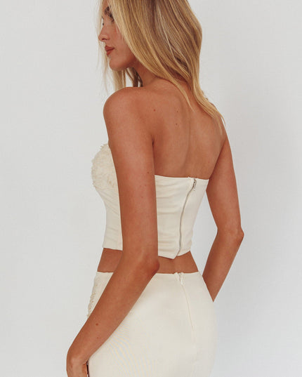 Butter Applique Crop Top