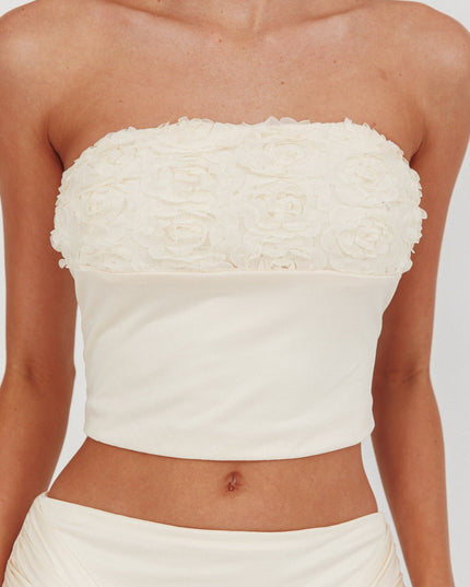 Butter Applique Crop Top