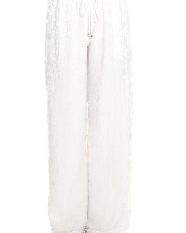 White Wide Leg Pants