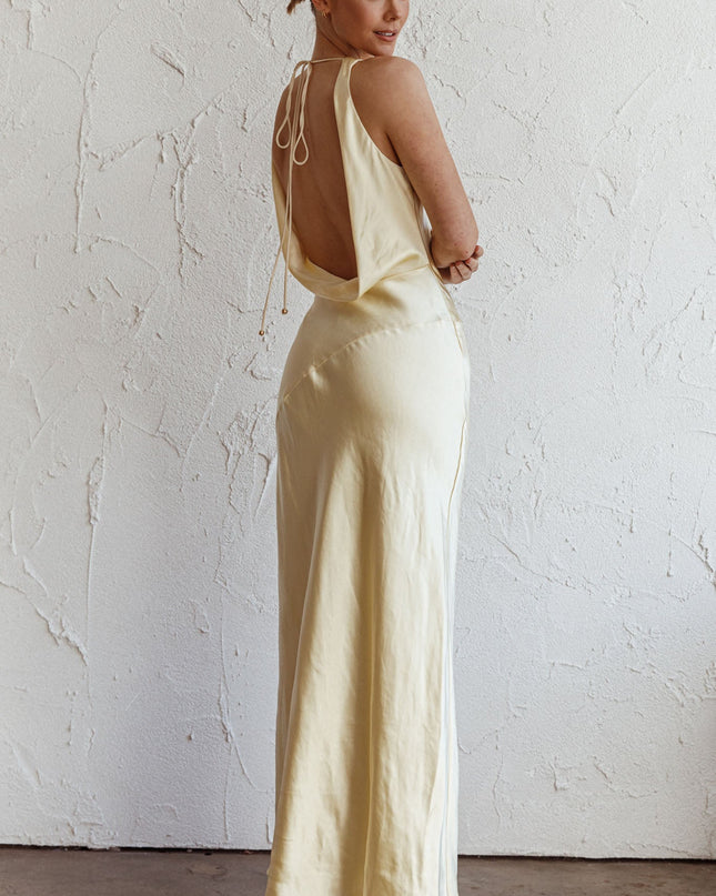 Butter Open Back Maxi Dress