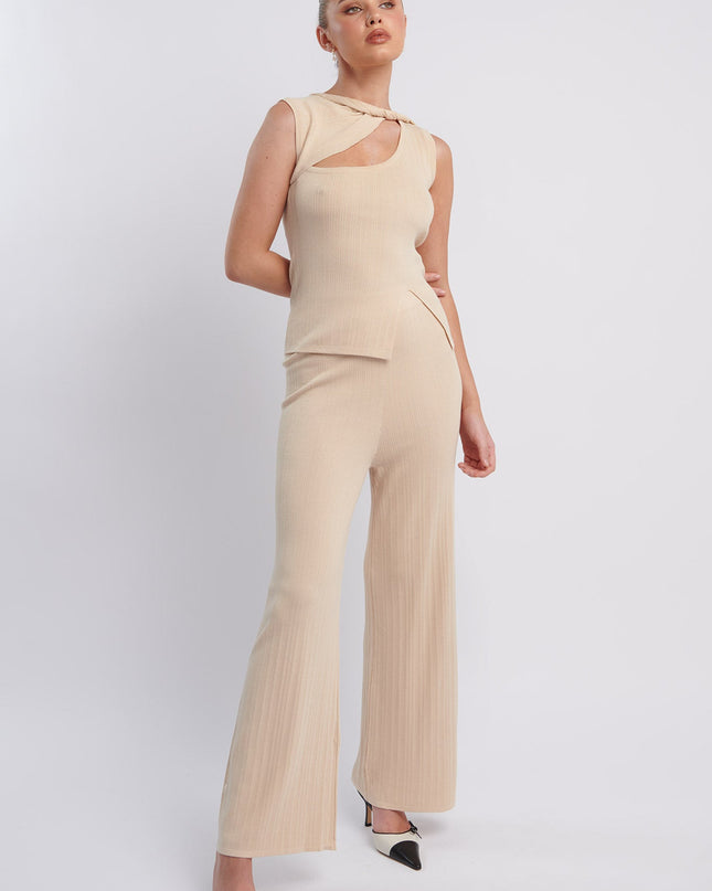 Oat Long Knit Pants
