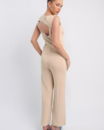 Oat Long Knit Pants