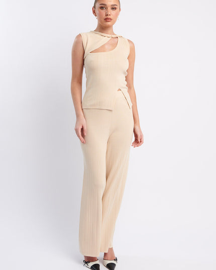 Oat Long Knit Pants