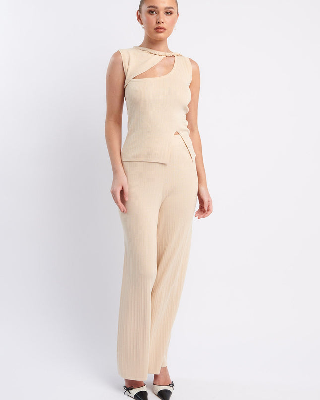 Oat Long Knit Pants