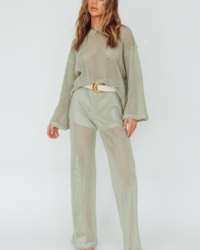 Sage Long Net Pants