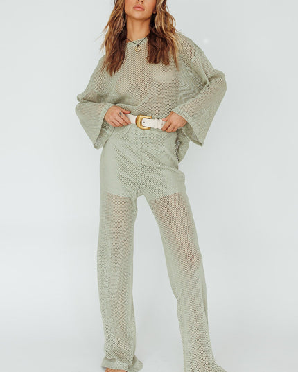 Sage Long Net Pants