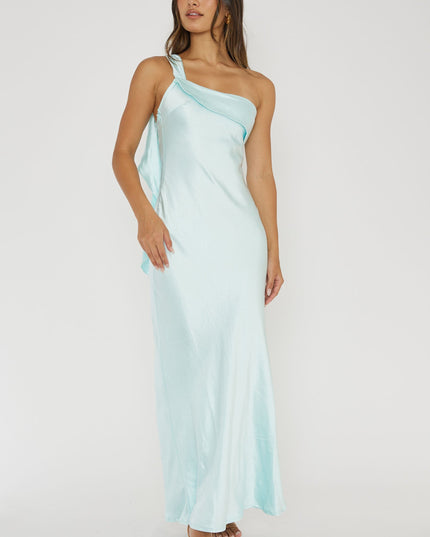 Ice One-Shoulder Sash Maxi Dress