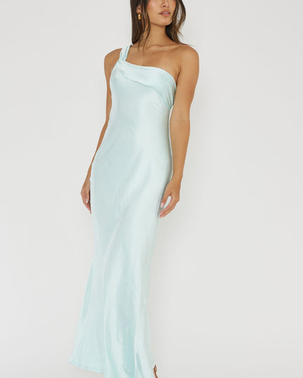 Ice One-Shoulder Sash Maxi Dress